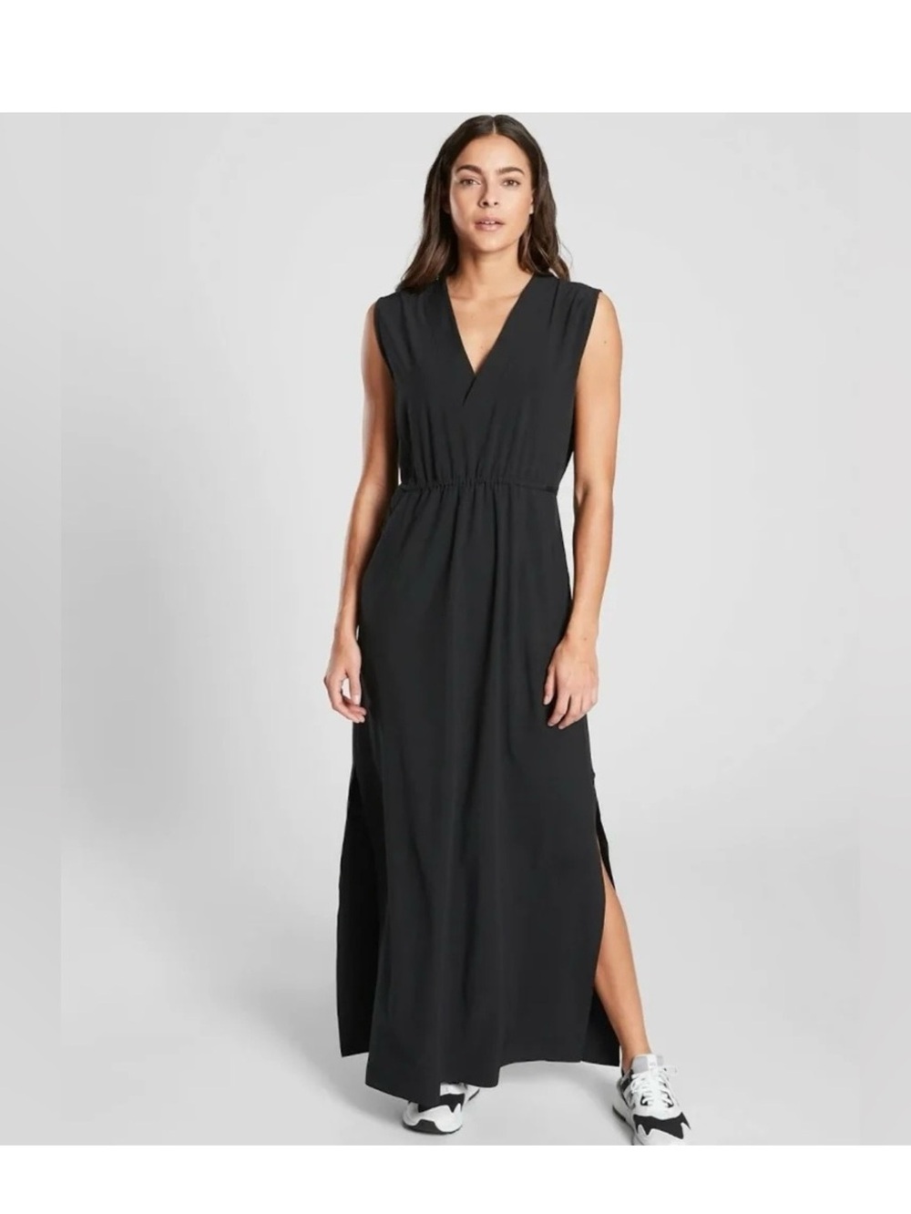 Athleta Marlow Black Maxi Dress